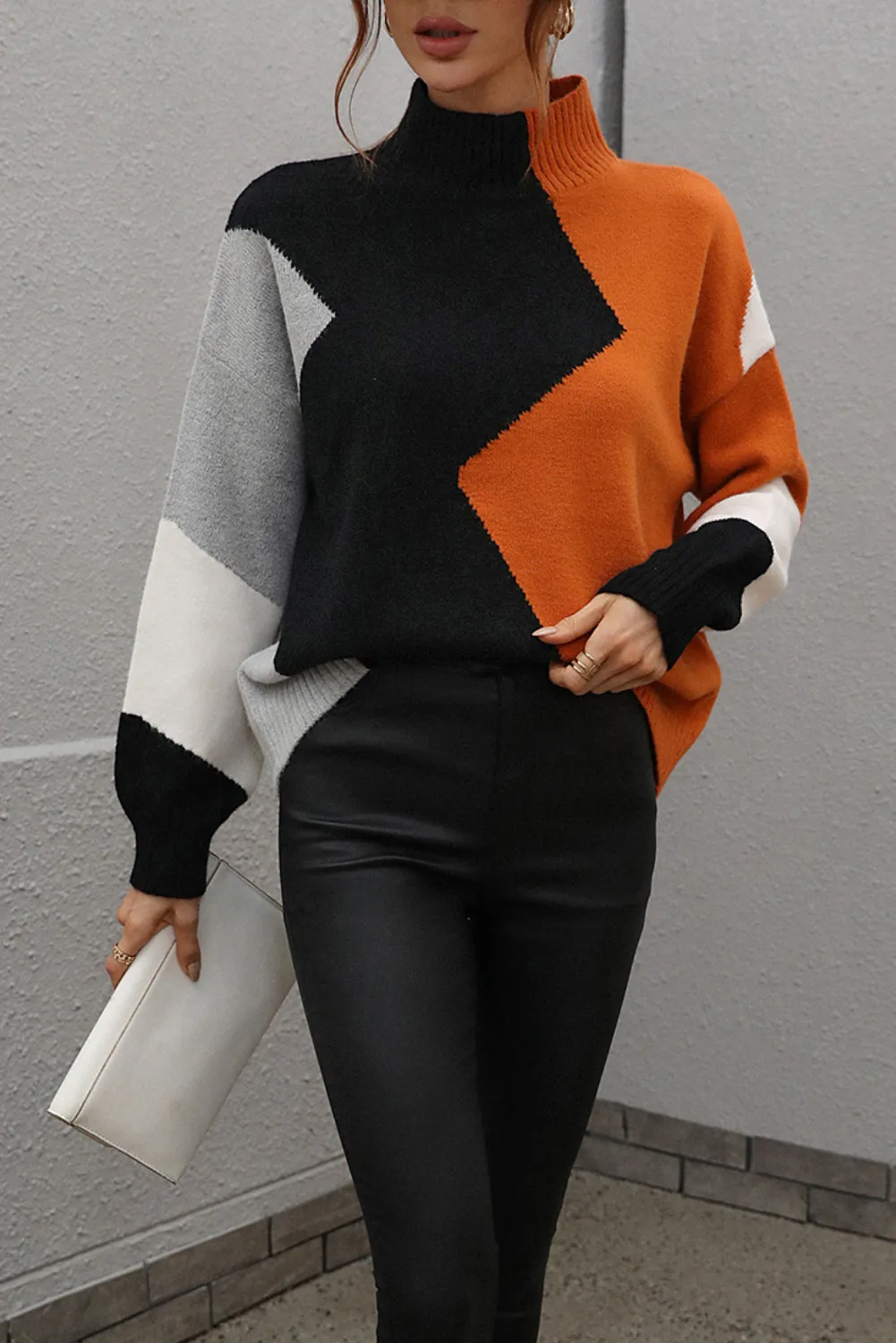 'Jed' Mock Neck Pullover Sweater (4 COLORS)