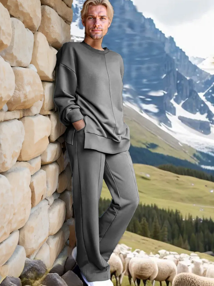 Leisure Soft Sweatshirt Pants Set