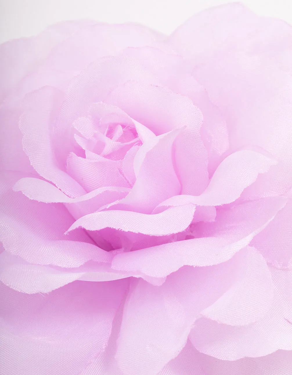 Pink Fabric Large Flower Corsage