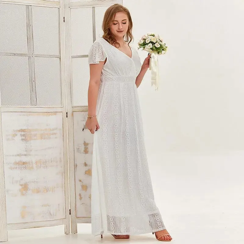 Plus Size Bohemian Wedding Dresses