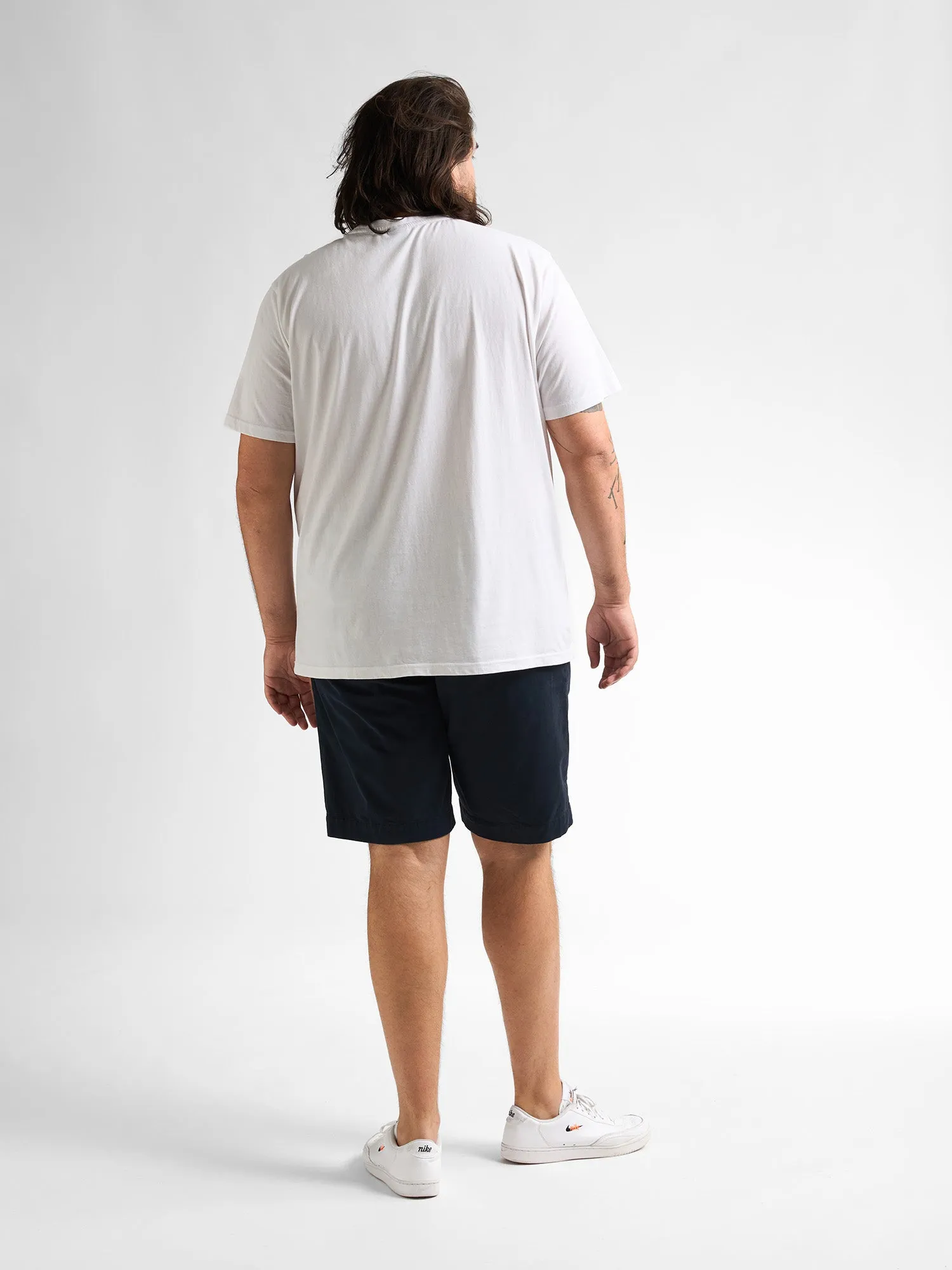 Plus Size Chino Shorts with Belt Waveview