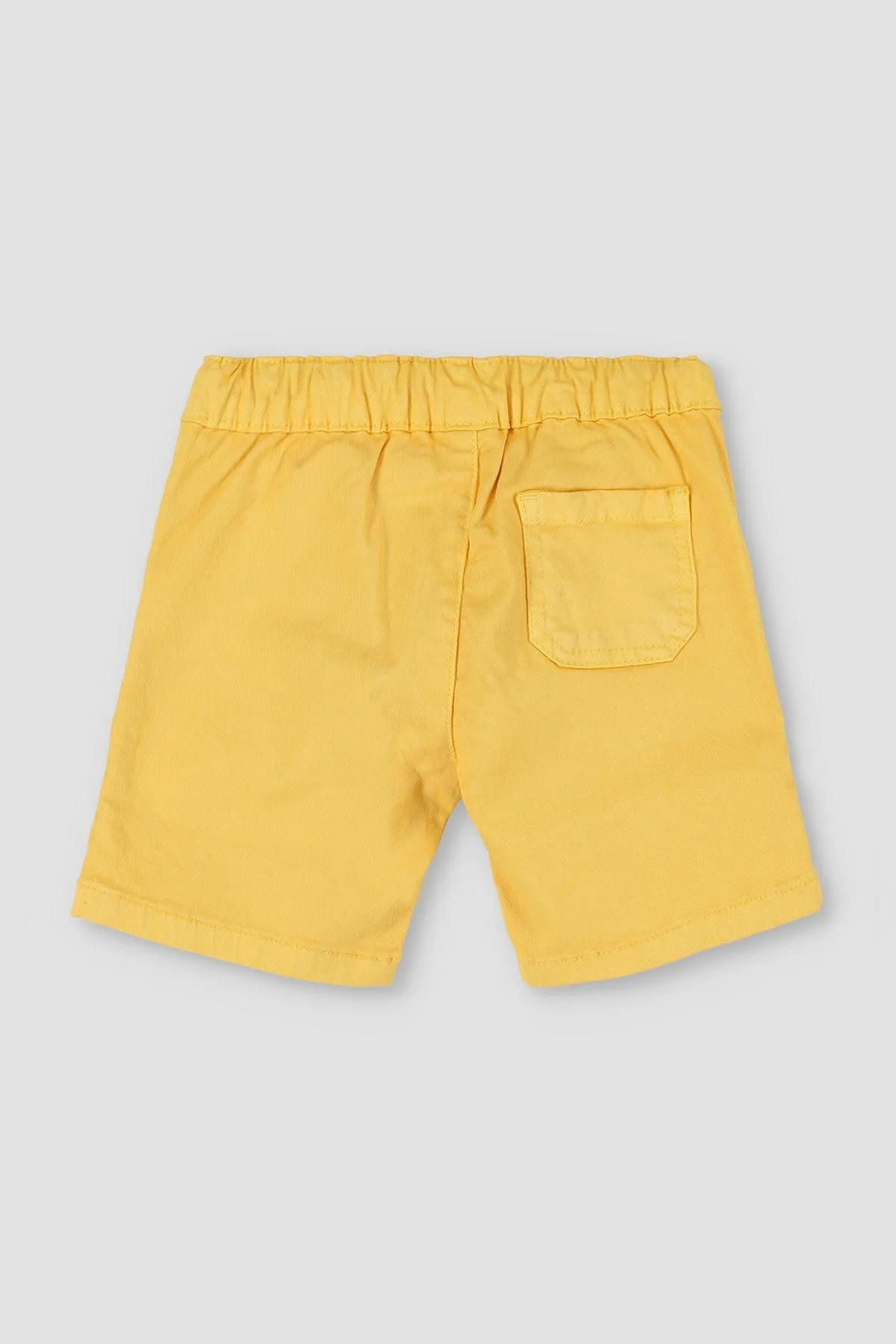 Poplin Short For Baby Boy - Ochre