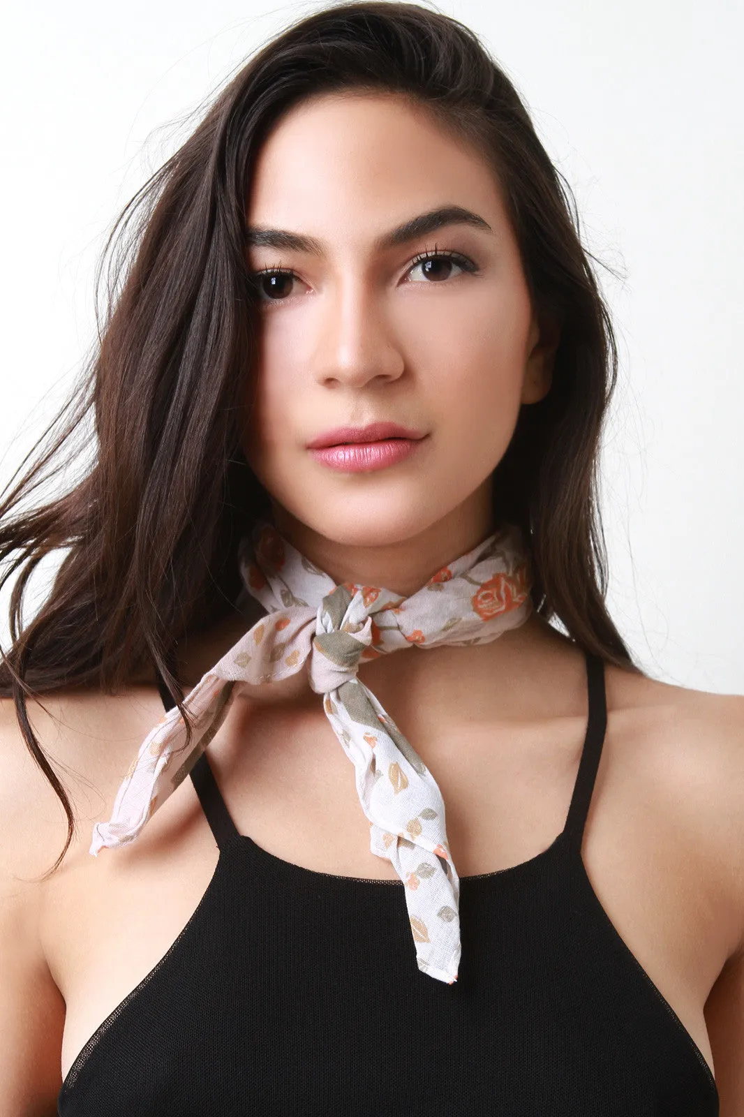 Printed Bandana Scarf Set