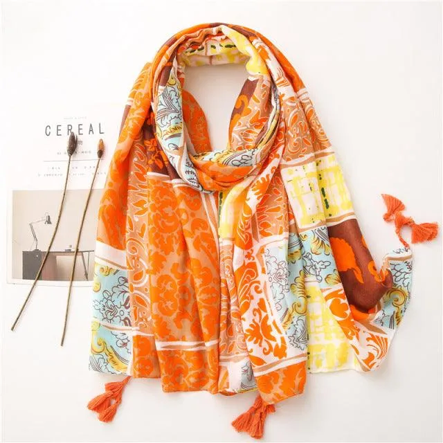 Printed Pattern Scarf