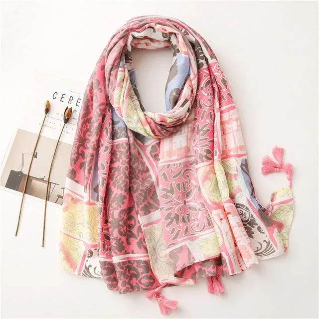 Printed Pattern Scarf