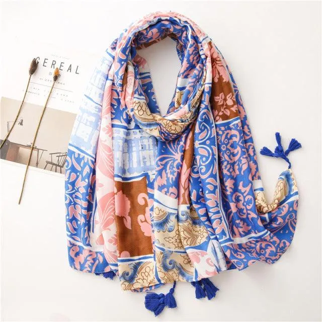 Printed Pattern Scarf