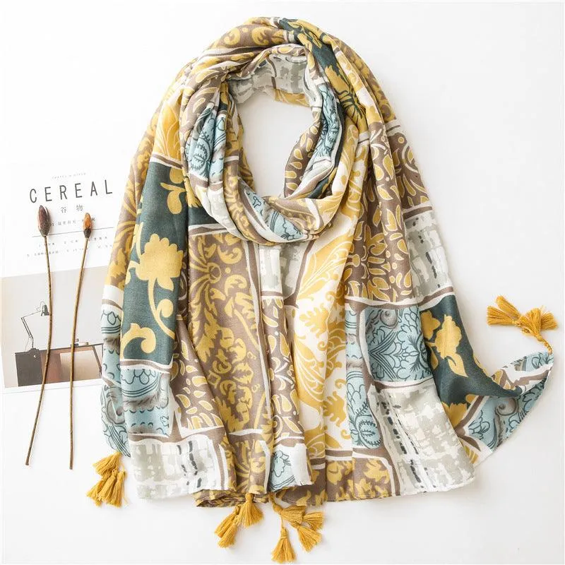 Printed Pattern Scarf