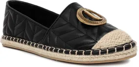 Quilted Espadrille Slip-On