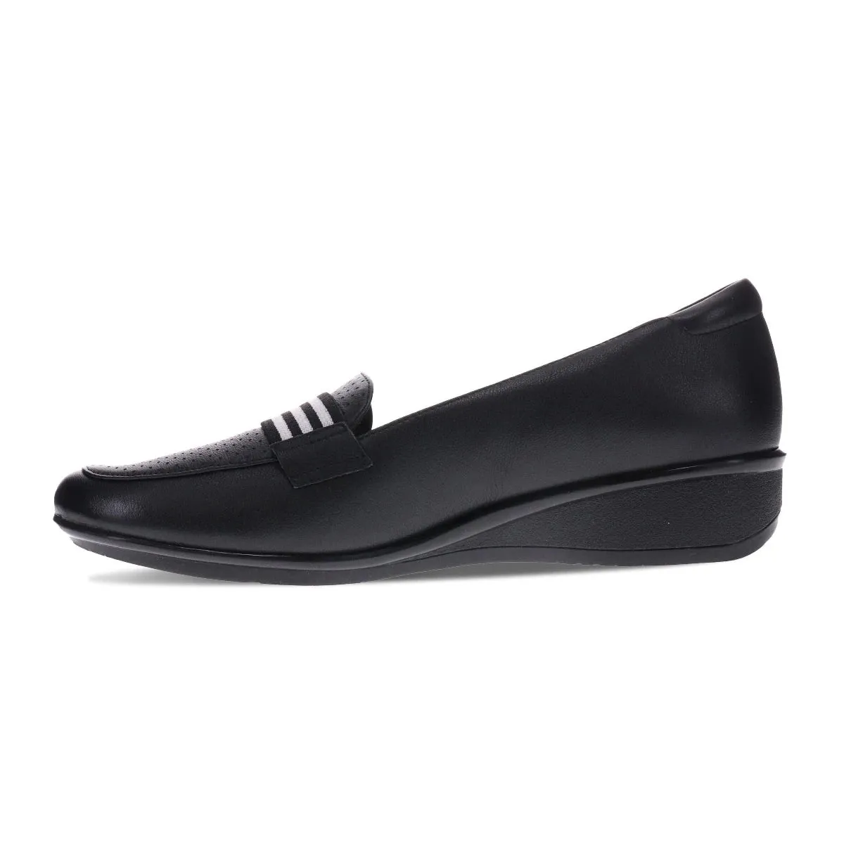 Revere Monte Carlo Women's Orthotic Wedge Shoes In Black