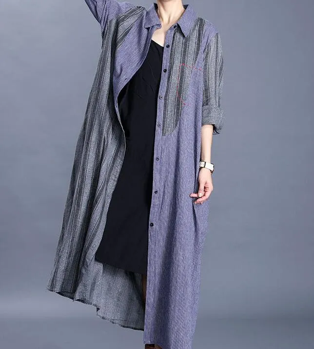 Shirt Dresses loose Linen Women  Dresses  LVSG200122