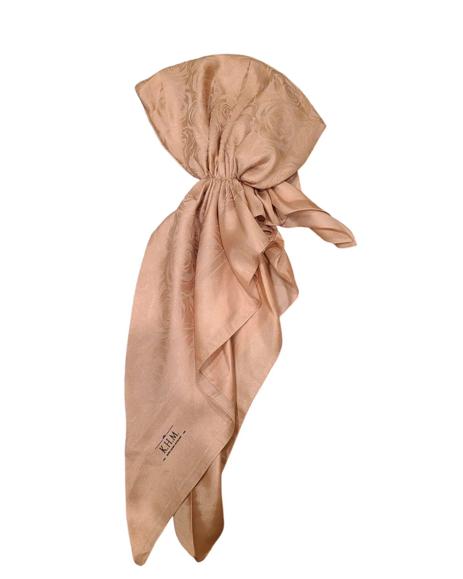 Silky Floral Adjustable Pretied Scarf