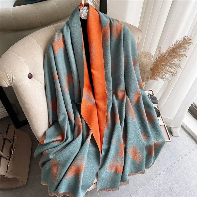 Smooth and Light Elegant Floral Shawl and Scarf Collection