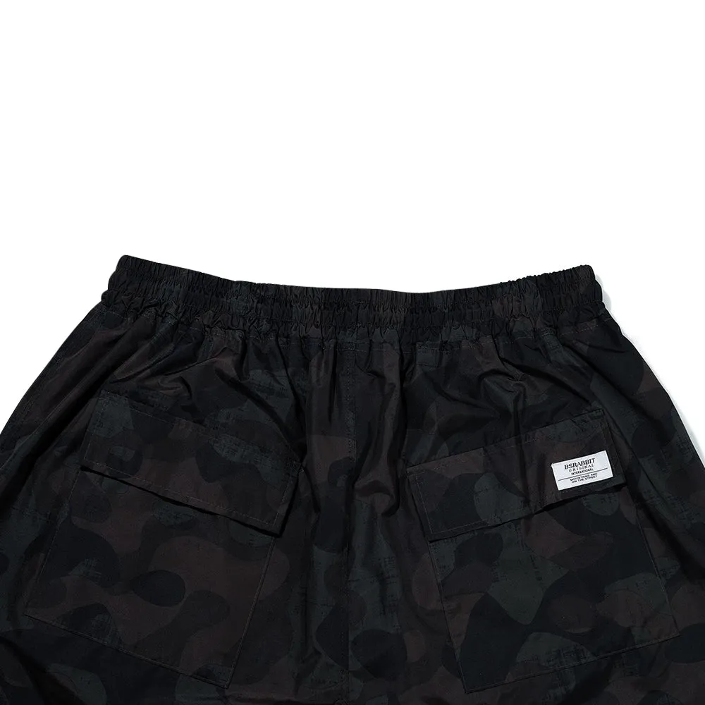 SOFT LIGHT SUPER WIDE PANTS DARK CAMO