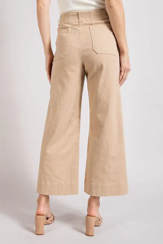 Soft Washed Wide Leg Pants