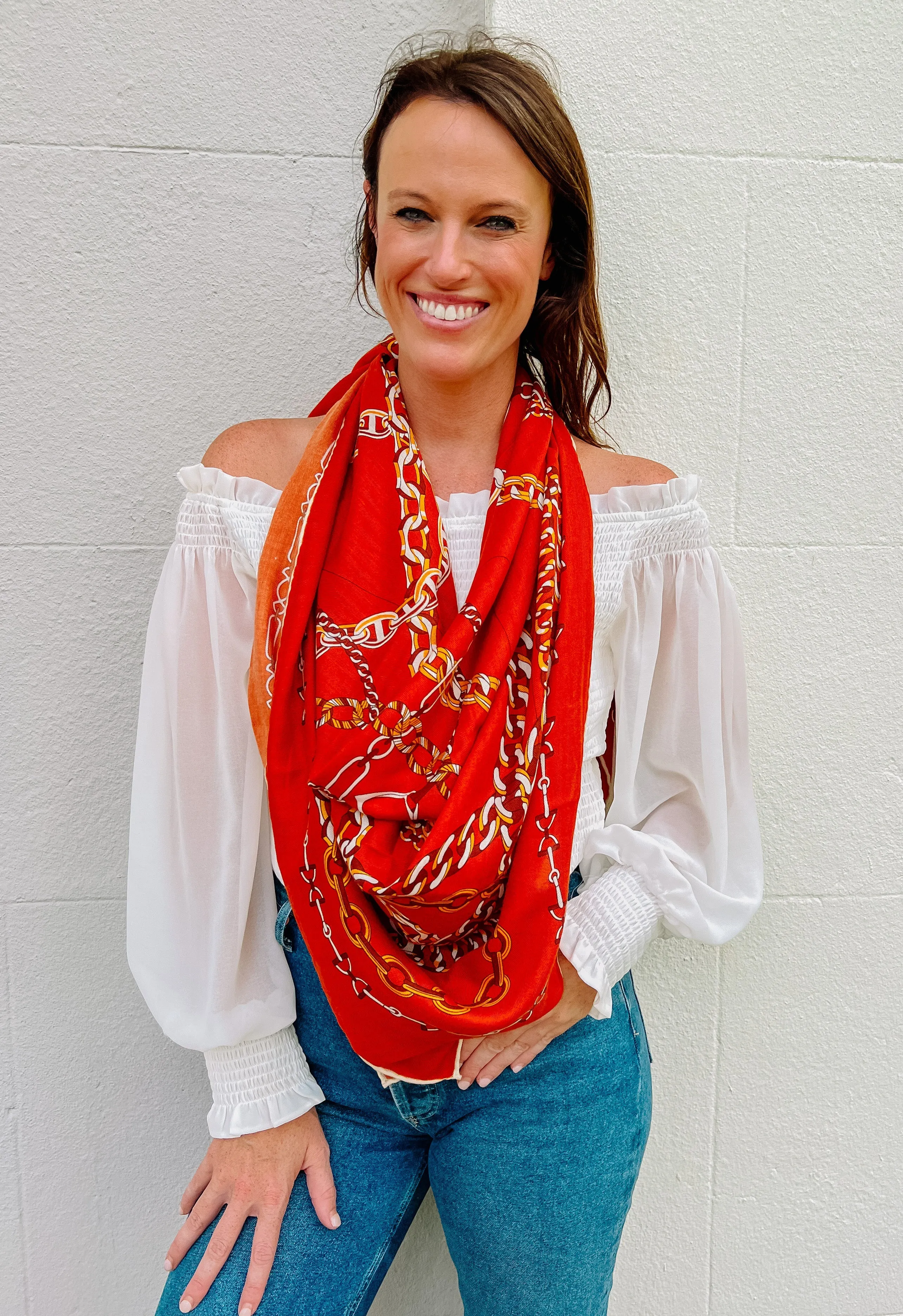 Square Printed Scarf