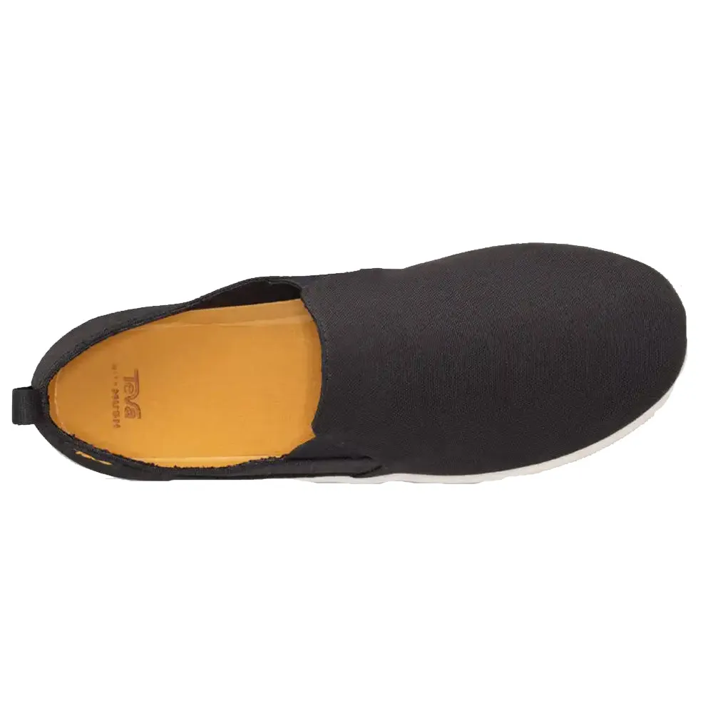 Teva Voya Black Slip On Mens Shoes