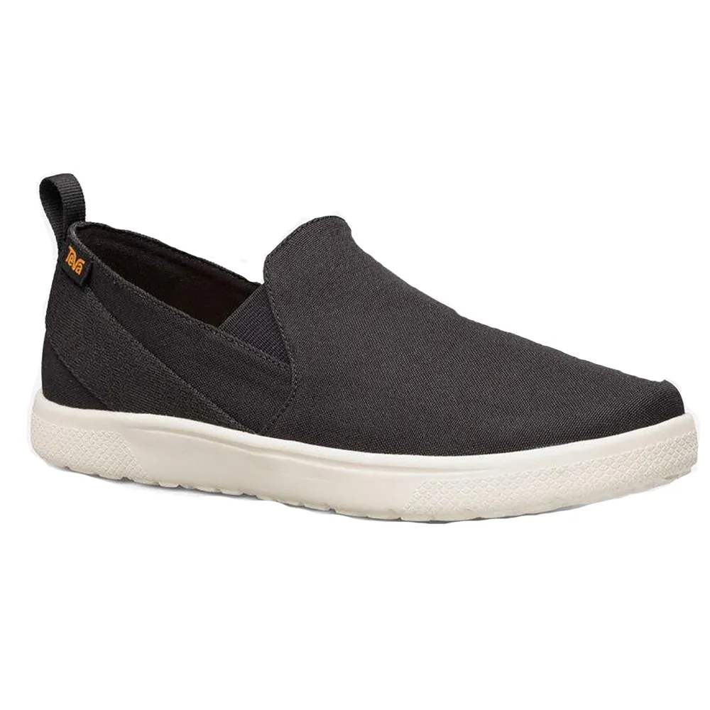 Teva Voya Black Slip On Mens Shoes