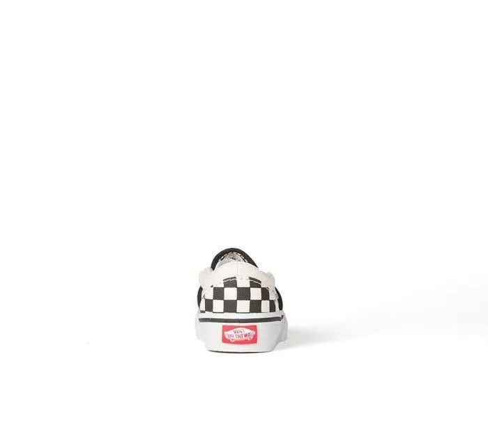 Vans Classic Slip On Checkerboard Toddler - Black/White