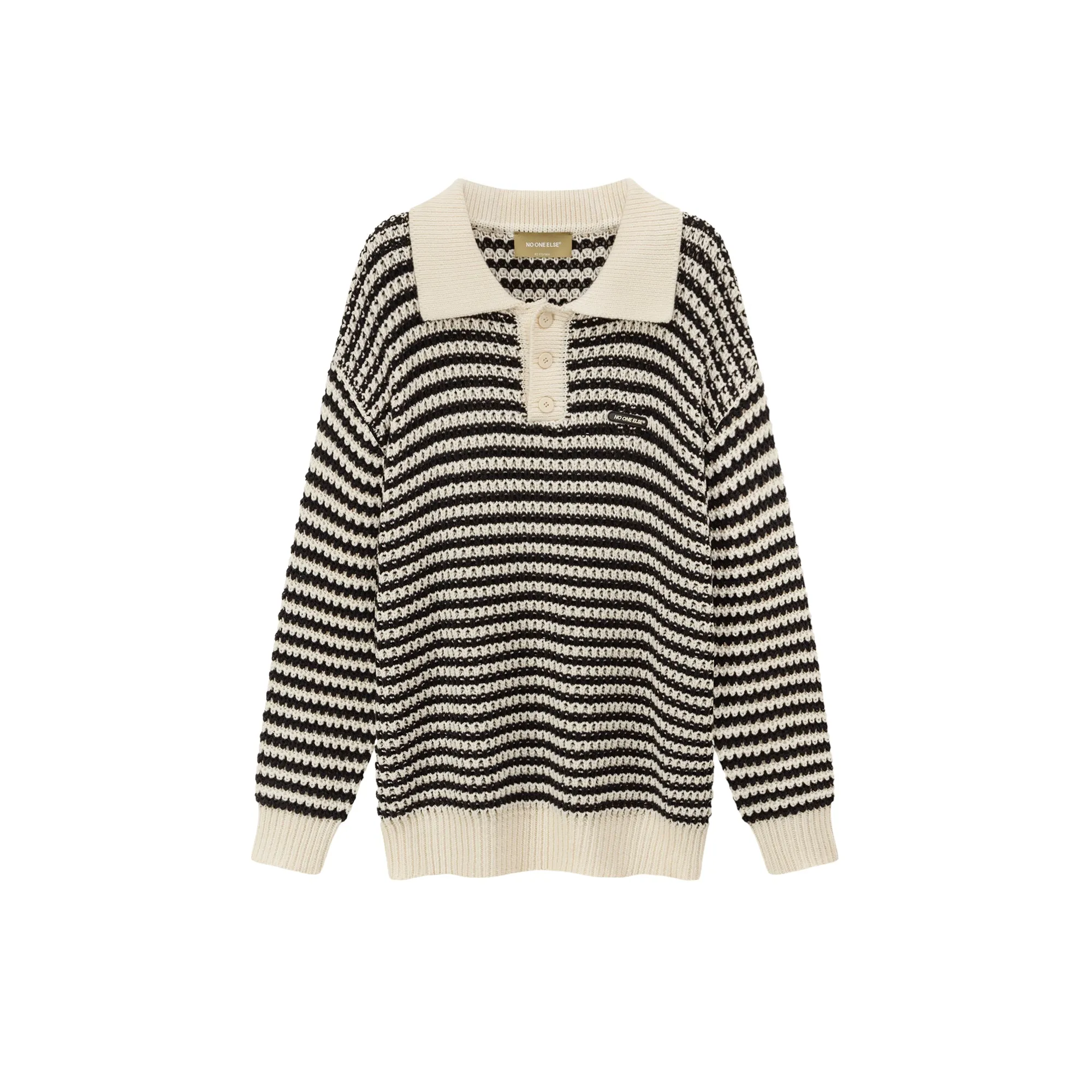 Vintage Loose Fit Stripe Knit Sweater