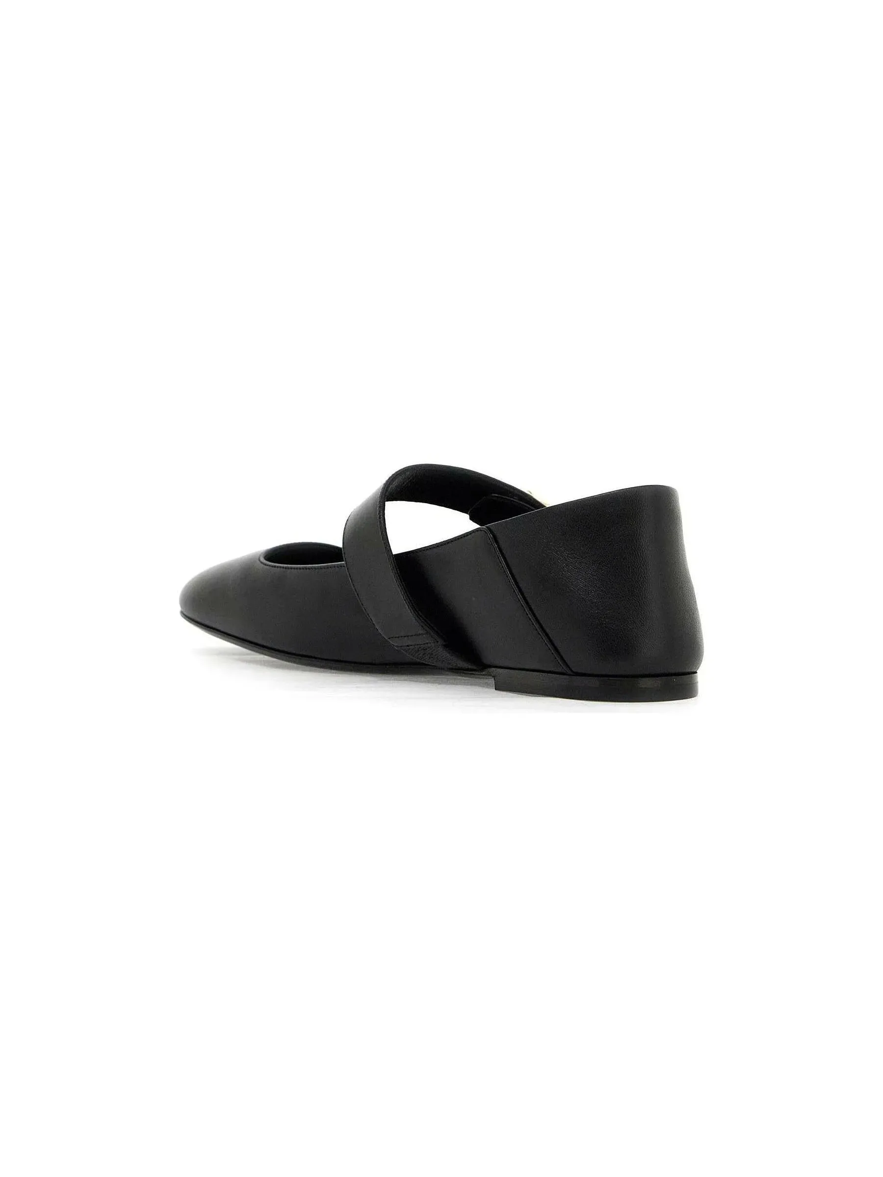 VLogo Locker Leather Ballerinas