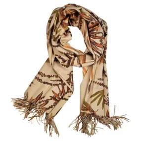 Xanthe Floral Beige Scarf